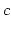 $\displaystyle c$