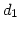 $\displaystyle d_1$