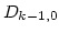 $D_{k-1,0}$