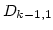 $D_{k-1,1}$