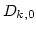 $D_{k,0}$