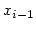 $x_{i-1}$