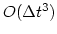 $O(\Delta t^3)$