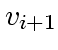 $\displaystyle v_{i+1}$